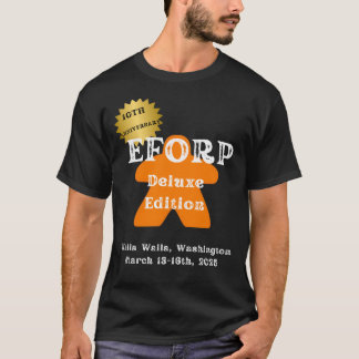 T-shirt EFORP officiel 2025 avec Orange Meeple