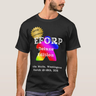 T-shirt EFORP OFFICIEL 2025 Rainbow Meeple