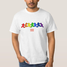 T-shirt égal de l'amour LGBT des hommes