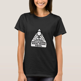 T-shirt Égal Signifie Égal Féministe – Égalité de Style Ré