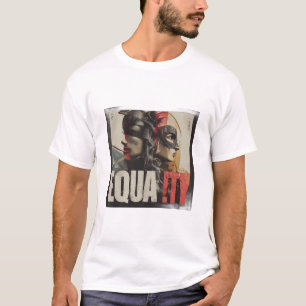 T-shirt ÉGALITÉ – Affiche de protestation artistique audac