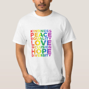 T-shirt Égalité Amour Arc-en-ciel