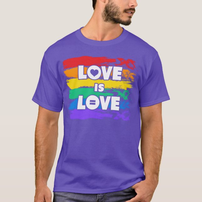 T-shirt Égalité Amour Est Amour amis (Devant)