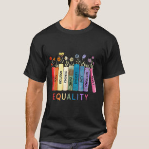 T-shirt Égalité Amour Et Gentillesse Égalité Droits Livre