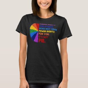 T-shirt Égalité des droits égaux pour les autres Ce n'est 