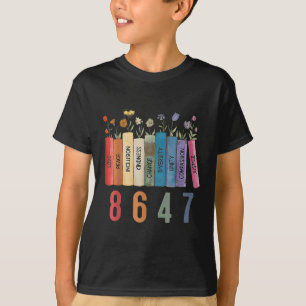 T-shirt Egalité des droits Livre Flower 8647 Trump Feminis