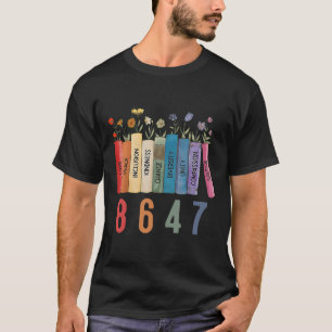 T-shirt Egalité des droits Livre Flower 8647 Trump Feminis