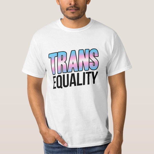T-shirt Égalité des trans (Devant)