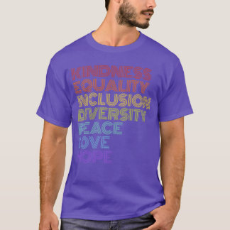 T-shirt Égalité Inclusion Diversité Espoir Premium Gentill