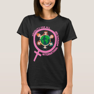 T-shirt Égalité pour tous  Journée internationale des femm