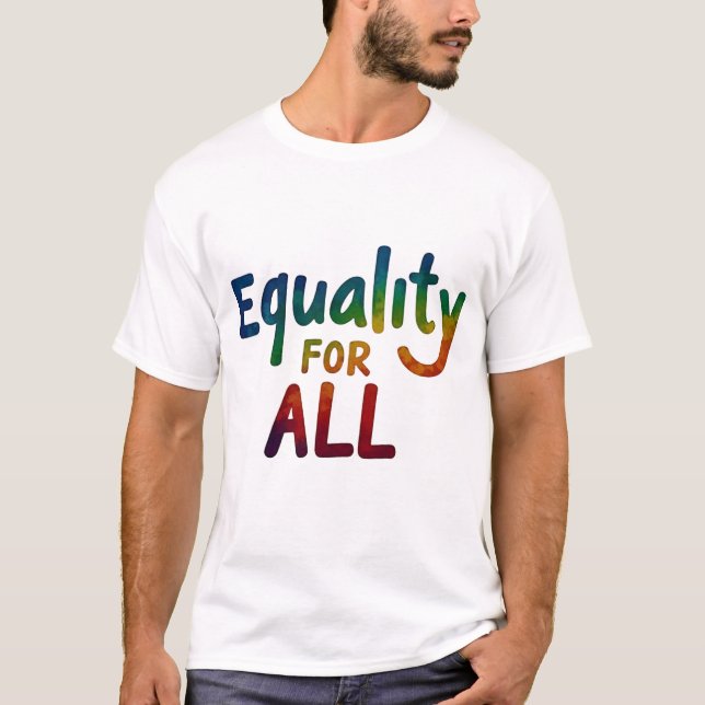 T-shirt Égalité pour tous les modèles Inspiration multicol (Devant)
