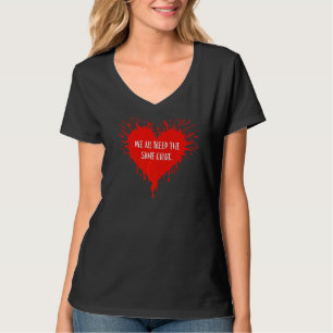 T-shirt Égalité Que Nous Avons Tous Saigné La Même Couleur
