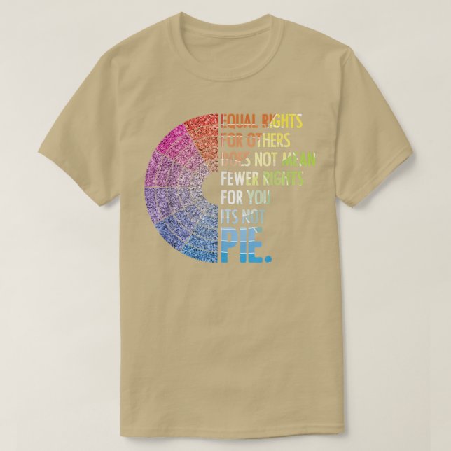T-shirt Égalité Roue Droits de l'Homme Feminist Lgbt Activ (Design devant)