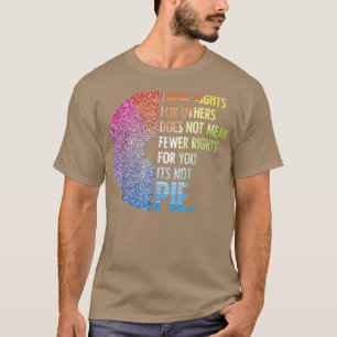 T-shirt Égalité Roue Droits de l'Homme Feminist Lgbt Activ