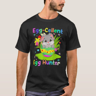 T-shirt Egg Cellent Egg Hunter Funny Bunny Easter