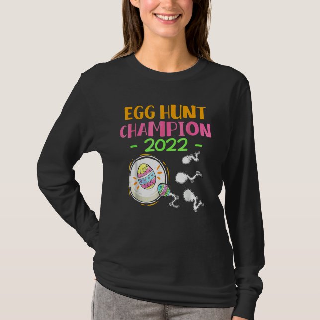 T-shirt Egg hunt champion 2022 (Devant)
