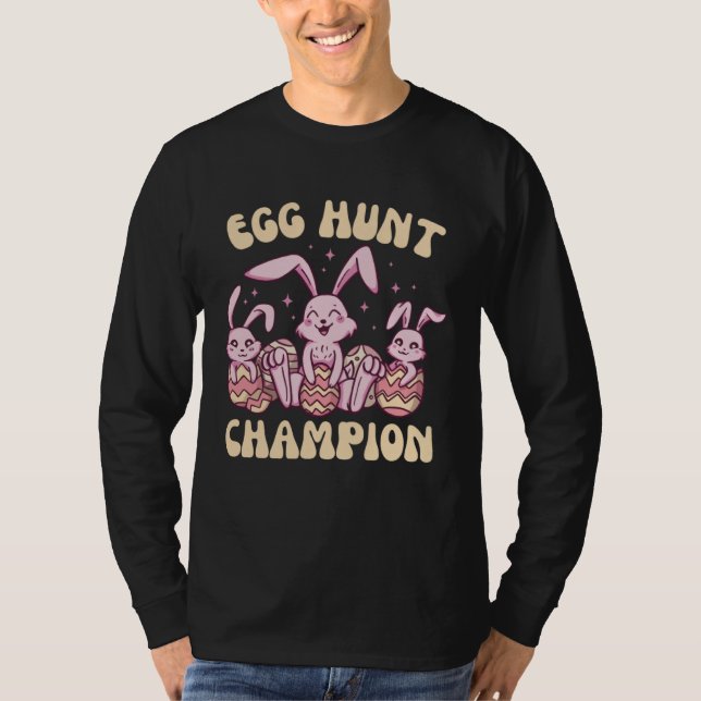 T-shirt Egg Hunt Champion  Cute Easter Egg for Boys Girls  (Devant)