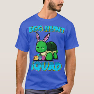 T-shirt Egg Hunt Squad Cute Turtle Easter Eggs Hunting 