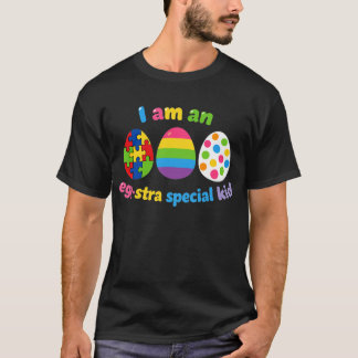 T-shirt Egg-stra Kids Autism Awareness Easter Toddler Boys