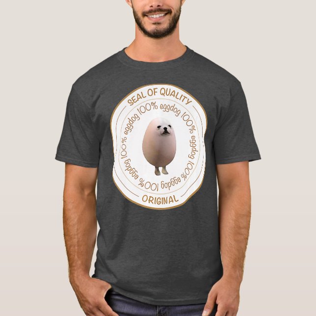 T-shirt Eggdog seal  100 eggdog Premium (Devant)
