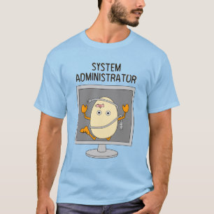 T-shirt Egghead de l'administrateur système
