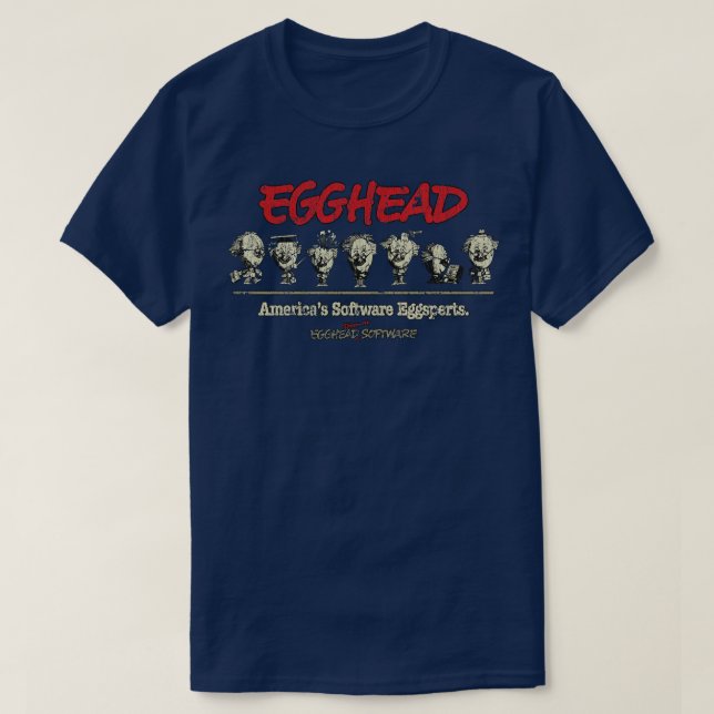 T-shirt Egghead Software 1984 (Design devant)