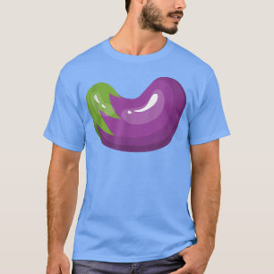 T-shirt Eggplant Is Life Fun Graphic Vegetable