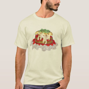 T-shirt Eggplant Parm Parmesan Restaurant Italien Nourritu