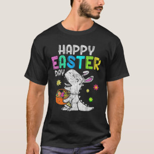 T-shirt Eggs Basket Bunny T Rex Dinosaur Funny Easter S Bo