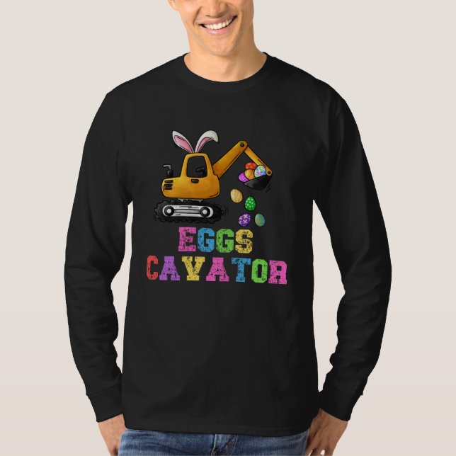 T-shirt Eggs Cavator Hoppy Easter Day Rabbit Bunny Kids  1 (Devant)