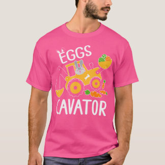 T-shirt Eggscavator Chasse aux Oeufs de Pâques Chasse à la