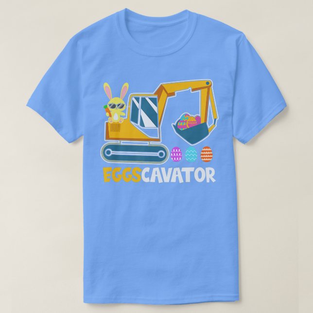 T-shirt EGGSCAVATOR OEufs Cavateur Enfants Bébés Mignons P (Design devant)