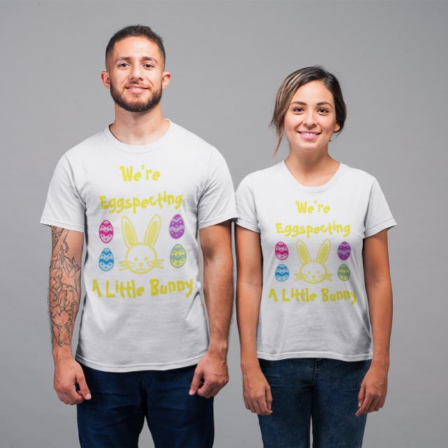 T-shirt Eggspecting A Little Bunny (Créateur téléchargé)