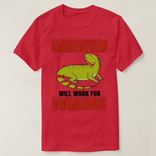 T-shirt Egider Travaillera Pour Les Iguanas (Design devant)