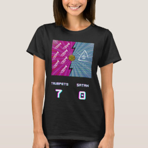 T-shirt Église Croyants Apocalypse Diable Hommes Femmes