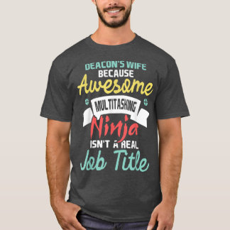 T-shirt Eglise de la femme religieuse de Deacon