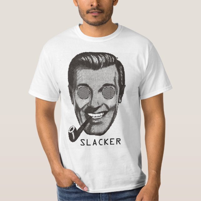 T-shirt Église de la pièce en t de Slacker de Subgenius (Devant)