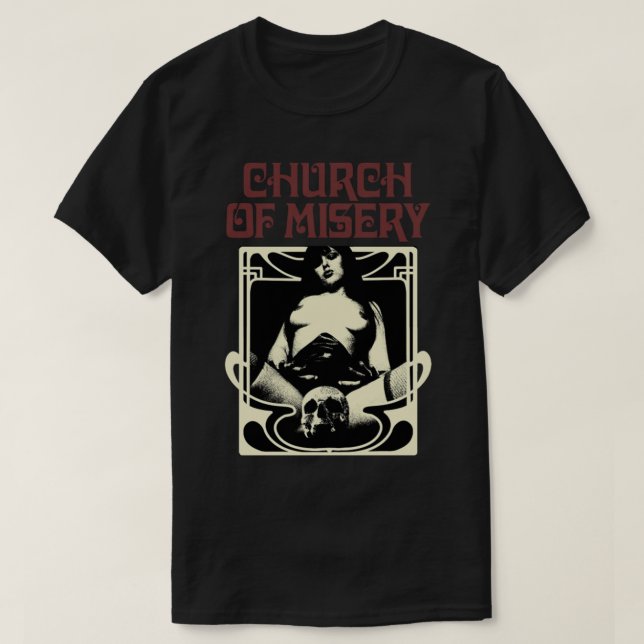 T-shirt Église De Misère Bande T-Shirt.png (Design devant)