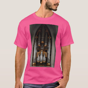 T-shirt Eglise de musique aux instruments d'organes Island