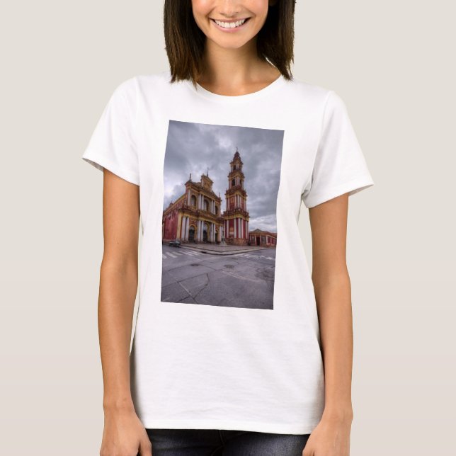 T-shirt Église de saint Francis dans Salta (Devant)
