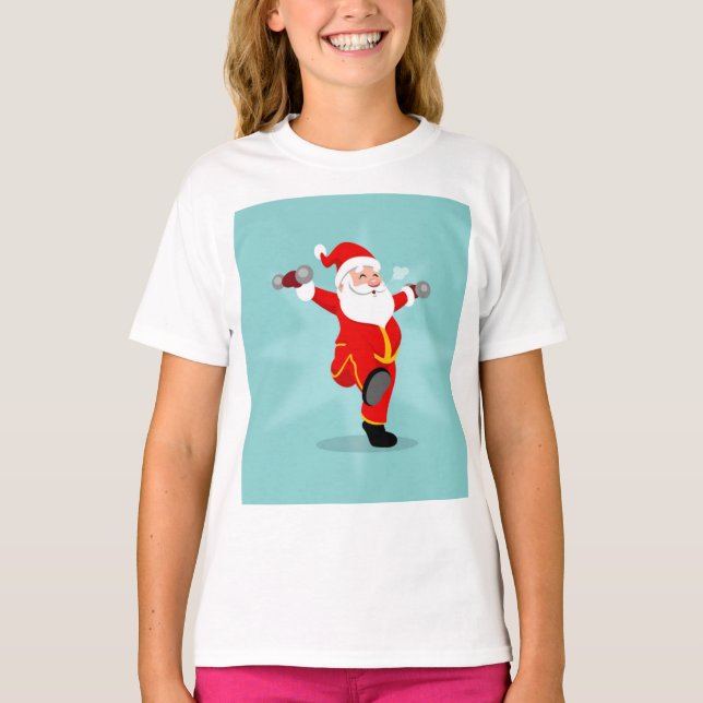 T-shirt Église de Santa Claus (Devant)
