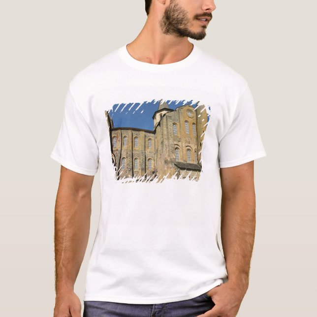 T-shirt Église de St Foy, c.1050 commencé par l'abbé (Devant)