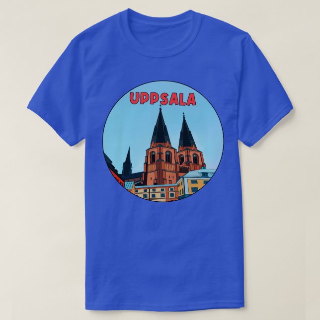 T-shirt Église d'Uppsala (Design devant)
