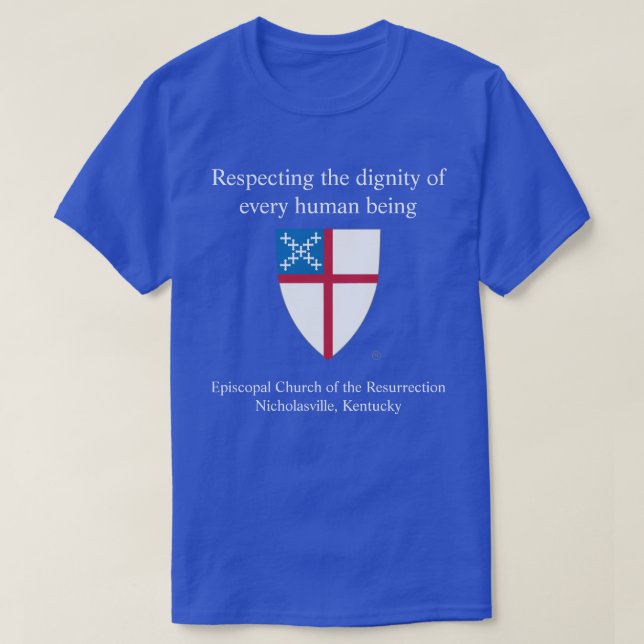 T-shirt Église épiscopale de la Résurrection  (Design devant)