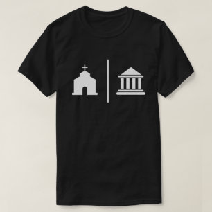 T-shirt Église et État séparés