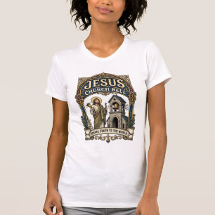 T-shirt Église Jésus Bell Église Jésus Bell Chrétien Fait