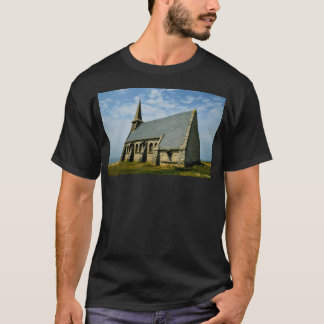 T-shirt Église Médiévale En France. Tretat