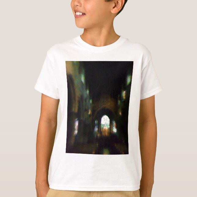 T-shirt Église noire (Devant)