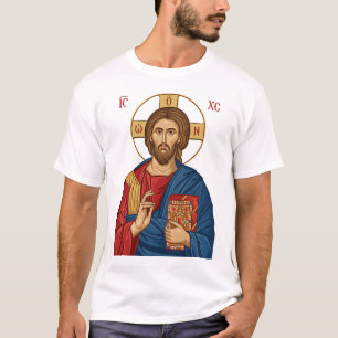 T-shirt Église orthodoxe d'Europe de l'Est Lord Jésus-Chri