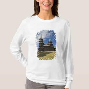 T-shirt Église orthodoxe russe traditionnelle en bois